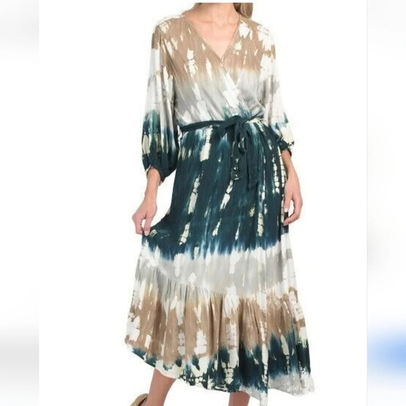 YFB Geode Tie Dye Jillian Midi Dress. Size XS - Picture 1 of 15